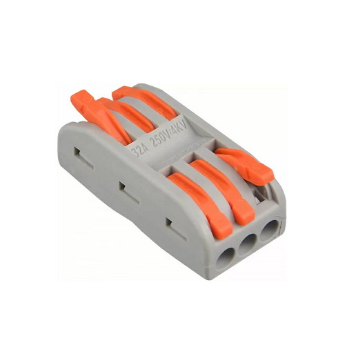 Клемник з'єднувальний 3-х провідний, двосторонній, GISelt (25)