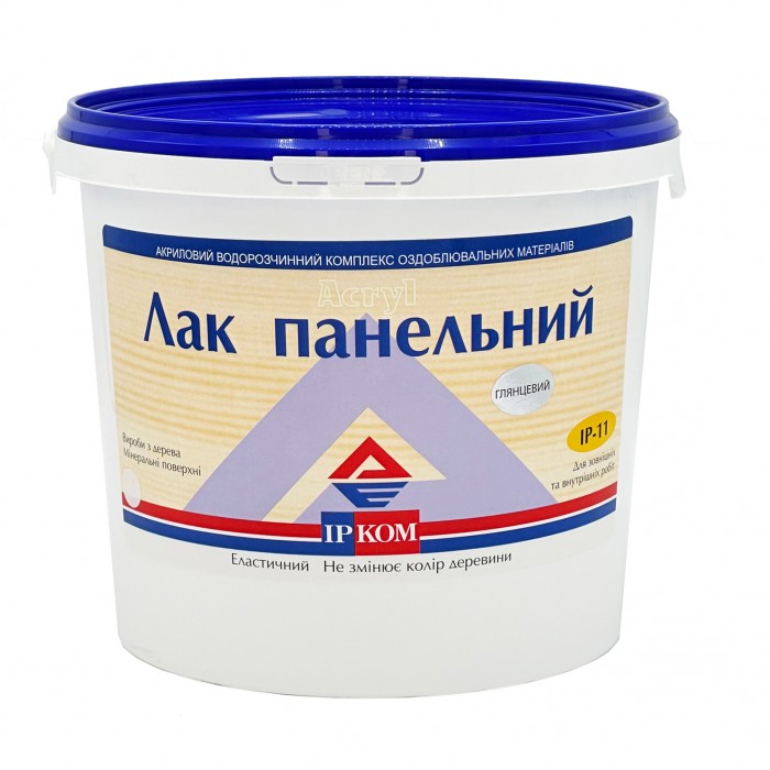 Лак панельний ProCristal Lacquer Panel IР-11 безколірний напівматовий, 3.0 л
