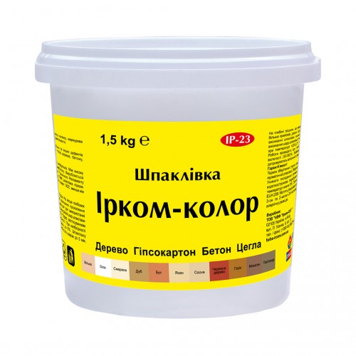 Шпаклівка Ircom Color IР-23 горіх, 0.35 кг