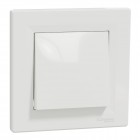 Вимикач одноклавішний Schneider Electric Asfora прохідний Білий (EPH0400121)