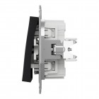 Переключатель перекрестный одноклавишный Schneider Electric Asfora пластик Антрацит (EPH0500171)