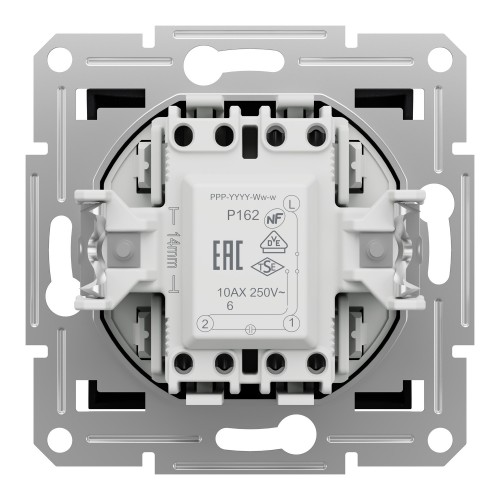 Переключатель проходной 1-клавишный Schneider Electric Asfora пластик с подсветкой Антрацит (EPH1500171) Переключатель проходной 1-клавишный Schneider Electric Asfora пластик с подсветкой Антрацит (EPH1500171)