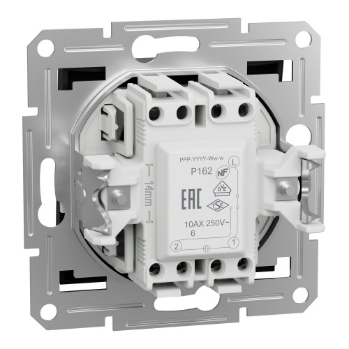 Переключатель проходной 1-клавишный Schneider Electric Asfora пластик с подсветкой Антрацит (EPH1500171) Переключатель проходной 1-клавишный Schneider Electric Asfora пластик с подсветкой Антрацит (EPH1500171)