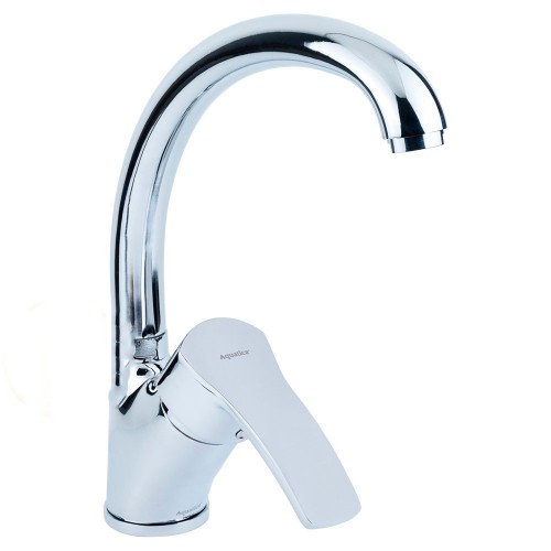 Змішувач ML Ø40 для кухні гусак вухо лат. шток на гайці AQUATICA ML-4B441C (9746100)