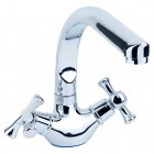 Змішувач PL 1/2" для кухні Г-гусак на гайці AQUATICA PL-4B255C (9777120)