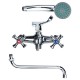 Смеситель PL 1/2" для ванны гусь изогнутый дивертор встроенный шаровой AQUATICA PL-5C455C (9777220) Смеситель PL 1/2" для ванны гусь изогнутый дивертор встроенный шаровой AQUATICA PL-5C455C (9777220)