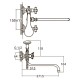 Смеситель PL 1/2" для ванны гусь изогнутый дивертор встроенный шаровой AQUATICA PL-5C455C (9777220) Смеситель PL 1/2" для ванны гусь изогнутый дивертор встроенный шаровой AQUATICA PL-5C455C (9777220)