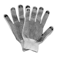 Перчатки трикотажные с точечным ПВХ покрытием р10 (двухсторонние манжет) SIGMA