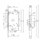 Замок врізний GOR T-16-CR