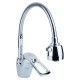 Смеситель ML Ø40 для кухни гусь гофрированная на гайке AQUATICA ML-4B644C (9746120)