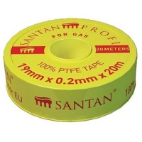 Фум стрічка SANTAN для газу PROFI 19 мм*0,2мм*20 м (19362)