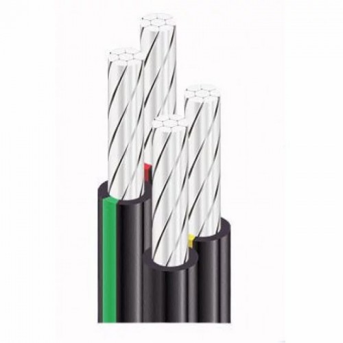 Кабель самонесущий многожильный AsXSn СИП 4х16 алюминий ИНТЕР (ІЕК-002)