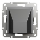 Кабельний ввід побутова без заземлення Schneider Electric Asfora IP20 Антрацит (EPH5500171)