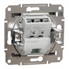 Кабельний ввід побутова без заземлення Schneider Electric Asfora IP20 Антрацит (EPH5500171)