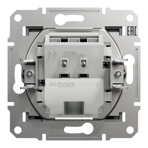 Кабельний ввід побутова без заземлення Schneider Electric Asfora IP20 Антрацит (EPH5500171) Кабельний ввід побутова без заземлення Schneider Electric Asfora IP20 Антрацит (EPH5500171)