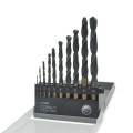 Набір свердл по металу HSS - (1-10)мм, 10шт, кобальтове покриття (HAISSER)