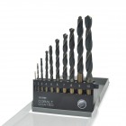 Набір свердл по металу HSS - (1-10)мм, 10шт, кобальтове покриття (HAISSER)