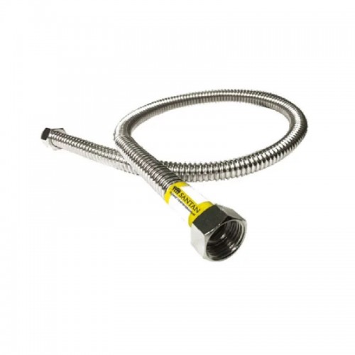 Шланг д/газу 1/2" Г-Г 150см, нерж SANTAN