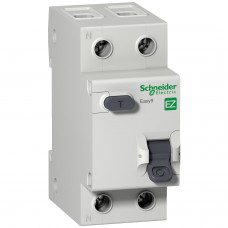 Дифференциальный выключатель Schneider Electric EZ9 1P+N 25A 30мА 4,5кА Тип АС (EZ9D34625)