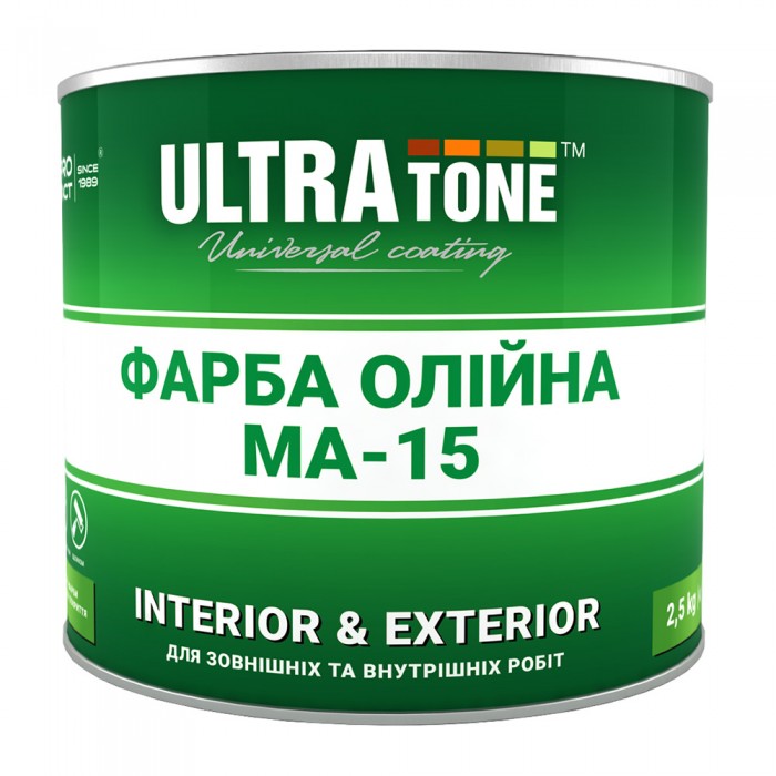 Фарба Олійна ULTRAtone МА-15 коричнева, 1кг (МА-024)