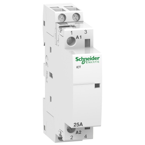 Контактор модульный Schneider Electric Acti9 iCT 2P 25A 2NO 230V (A9C20732)