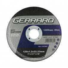 Круг відрізний по металу GERRARD 125х1.2х22.23 (4181842)
