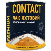 Лак яхтний "Contact" алкідно-уретановий однокомпонентний матовий, 2.2 кг