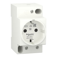Розетка на DIN-рейку Schneider Electric 2P+PE 16A 250V (A9A15310)