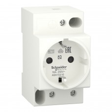 Розетка на DIN-рейку Schneider Electric 2P+PE 16A 250V (A9A15310) Розетка на DIN-рейку Schneider Electric 2P+PE 16A 250V (A9A15310)