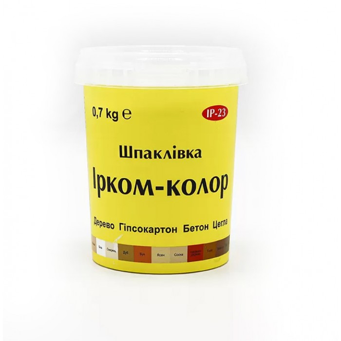 Шпаклівка Ircom Ірком-Колор IR-23 Дуб 0,7 кг