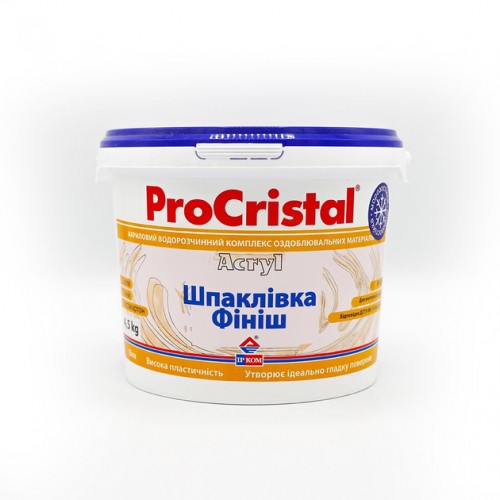 Шпаклевка ProCristal акриловая Финиш IР-24, 4.5 кг