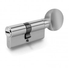 Цилиндр KALE 164SMC 40+10+40=90mm, никель, 5 ключей, с вертушкой (560200184)