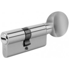 Цилиндр KALE 164SMC 35+10+35=80mm, никель, 5 ключей, с вертушкой (560200180)