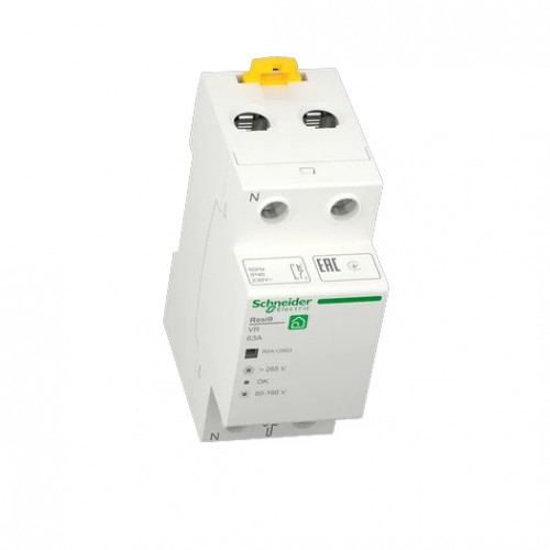 Реле напряжения Schneider Electric 63A 1P+N 230 В 50 Гц (R9A12663)