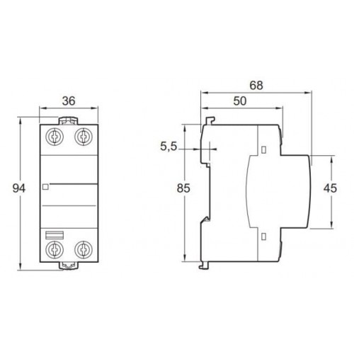 Реле напряжения Schneider Electric 63A 1P+N 230 В 50 Гц (R9A12663)