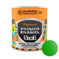 Грунт-эмаль антикоррозионная 3 в 1 Dnipro Contact Зеленая 0.9 кг