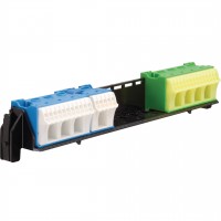 Утримувач з клемами Hager Volta PE/N: 16xN+14xPE / 4xN+4xPE  для 2 рядних (VZ462)