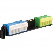 Держатель с клеммами Hager Volta PE/N: 16xN+14xPE / 4xN+4xPE для 2 рядных (VZ462)