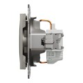 Розетка Schneider Electric Asfora із заземленням Бронза (EPH2900169)