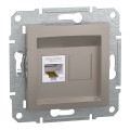 Розетка комп’ютерна Schneider Electric Asfora RJ45 cat.5e Бронзова (EPH4300169)