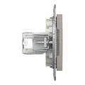 Розетка комп’ютерна Schneider Electric Asfora RJ45 cat.5e Бронзова (EPH4300169)