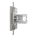 Розетка комп’ютерна Schneider Electric Asfora RJ45 cat.5e Бронзова (EPH4300169)