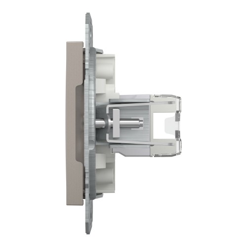 Розетка комп’ютерна Schneider Electric Asfora RJ45 cat.5e Бронзова (EPH4300169)
