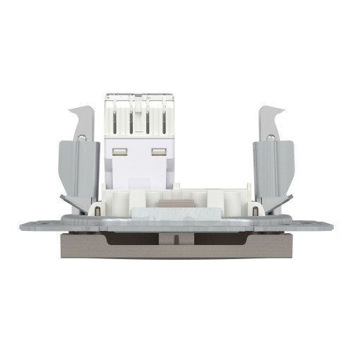 Розетка комп’ютерна Schneider Electric Asfora RJ45 cat.5e Бронзова (EPH4300169)