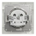 Розетка одинарная без ж/к 16A Schneider Electric Asfora белая (EPH3000121)